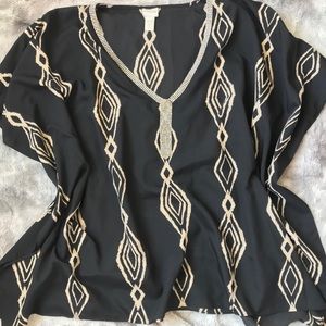 Chico’s chiffon poncho